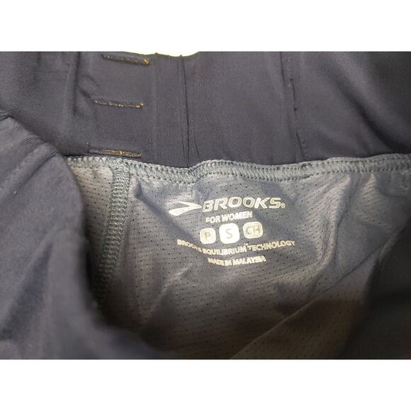 Brooks Womens S Athletic Tennis Skirt Equilibrium Technology Navy Gray - Picture 2 of 7